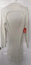 NEW! Women’s Ivory Sheath Sweater Dress, Size XS