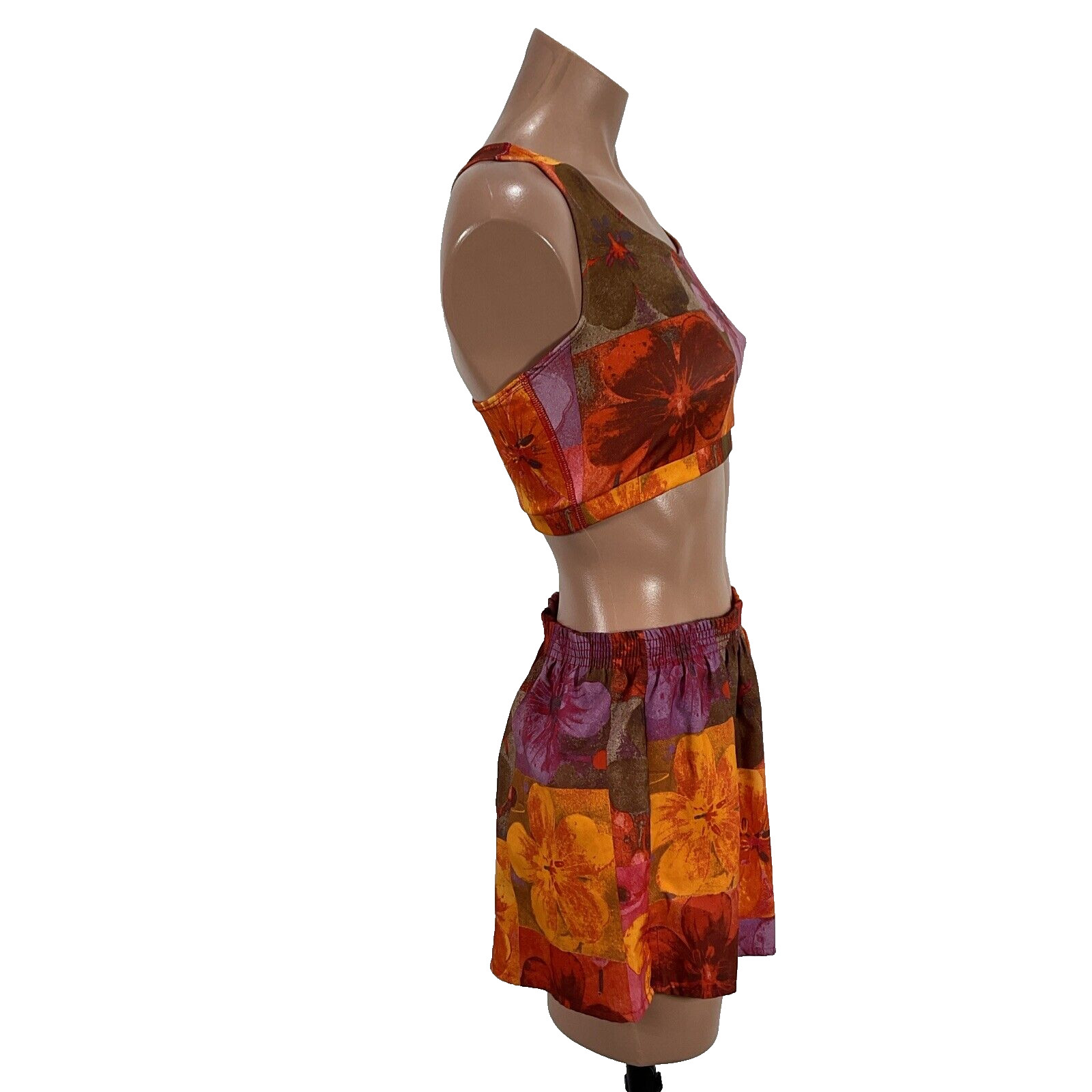 BOA Floral Pattern Half Split Lined Athletic Shor… - image 6