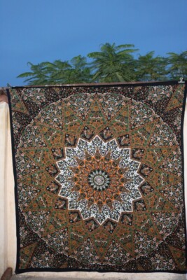 Indian Gypsy Mandala Tapestry Throw Bedspread Queen Decor Hippie Wall ...