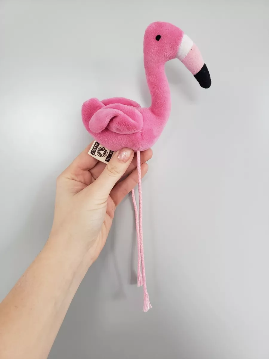 Small Nature Planet Flamingo Pink Plush Soft Toy Bird Animal Stuffed