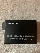 Gigabit Ethernet Media Converter 10/100/1000Base-TX to 1000Base-FX  QT-4002 #41