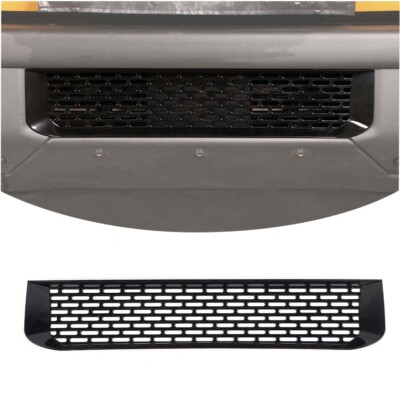 Front Bumper Grille Insert Trim Face Bar Decor Cover For Ford Bronco 2021+ Black
