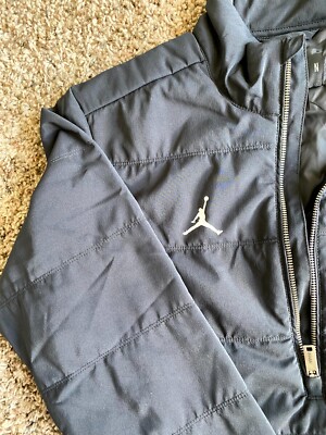 Nike Mens Air Jordan 23 Training Quilted Jacket Black 1/4