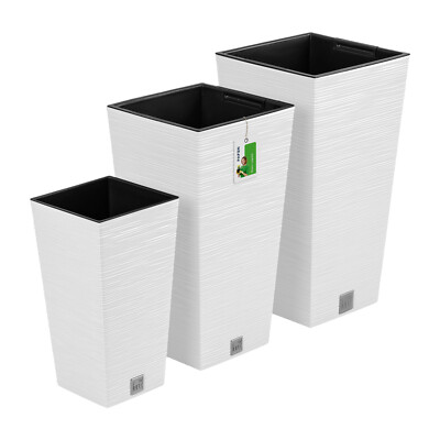 Blumentopf-Set Furu in Weiß