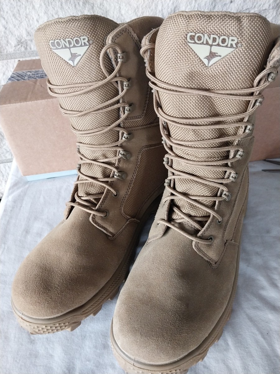 Condor Combat Boot Size Mens 12 Tan Beige Sand Rugged 