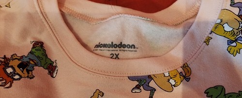 FELPA NICKELODEON RUGRATS ADULTO 2X CREWNECK ROSA ANNI '90 RETRÒ VIBRAZIONI NUOVA SENZA ETICHETTE - Foto 4 di 7