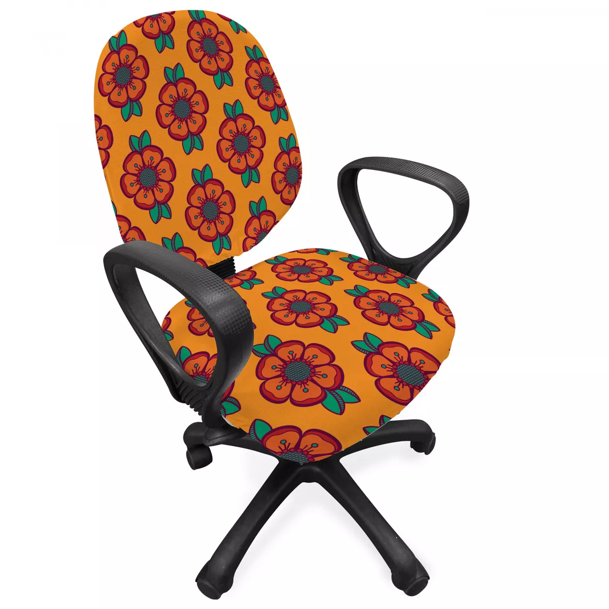 Burnt orange on sale desk chair