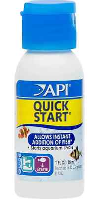 #ad API QUICK START Freshwater And Saltwater Aquarium Nitrifying Bacteria 1 Ounce $5.98