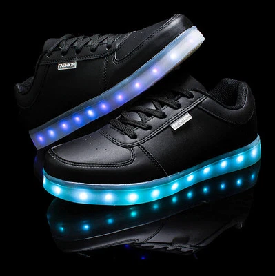 MARKENLOS LED Farbwechsel Schuhe Sneaker Leuchtende Turnschuhe Blinkschuhe