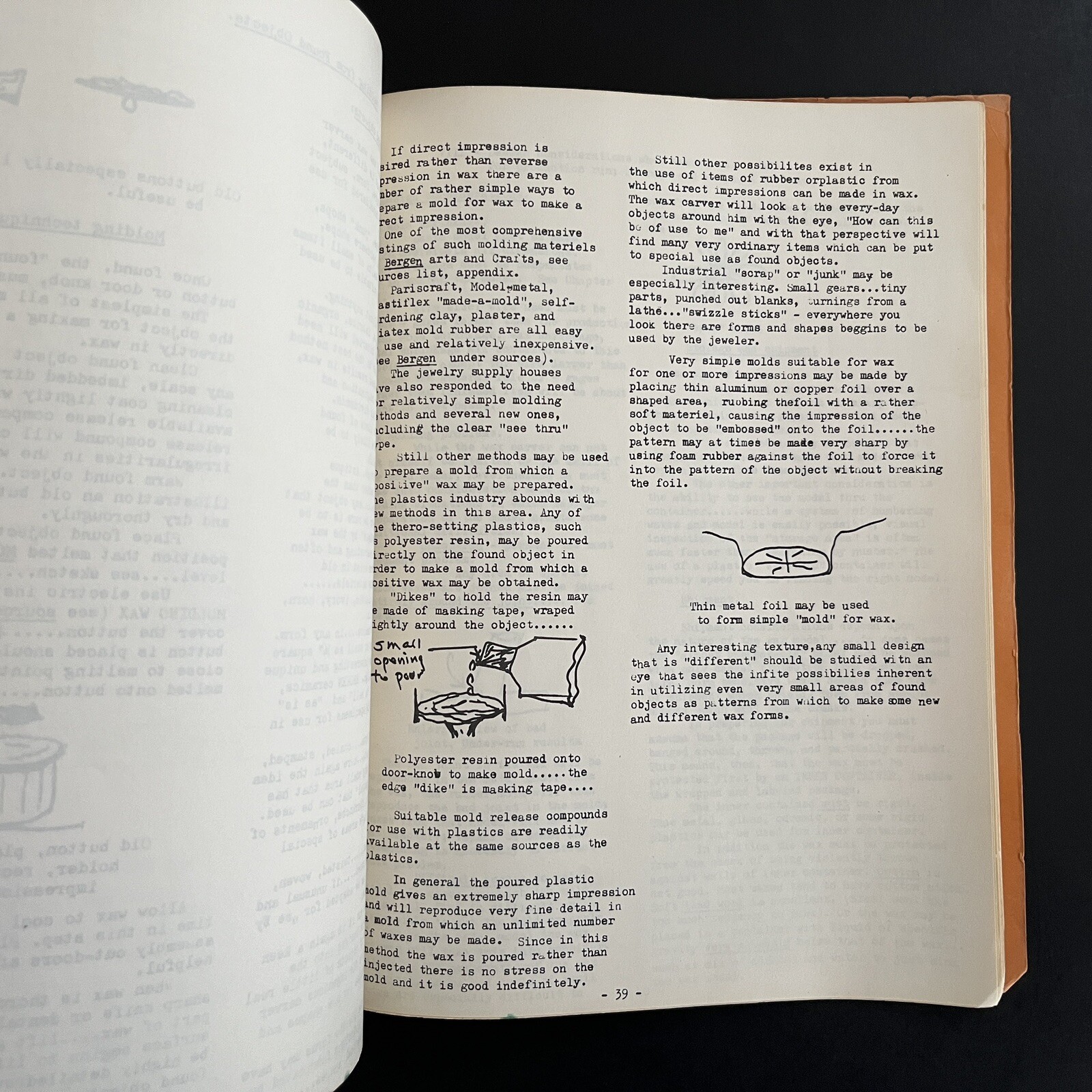 Handbook for Wax Carvers by Wm. E. Garrison 1971 Wax Carving Guide