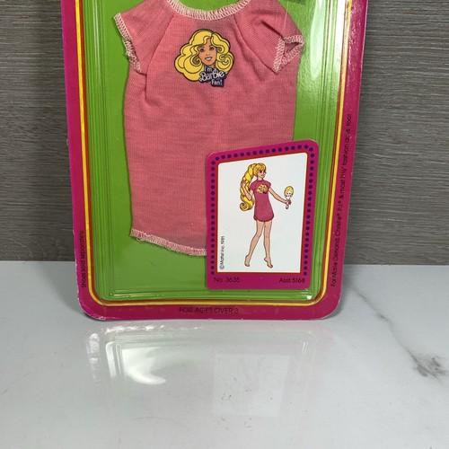 Barbie Best Buy Moda Rosa #3635 Camicia da Notte Specchio Sono Un Fan NOC Vintage - Foto 4 di 8
