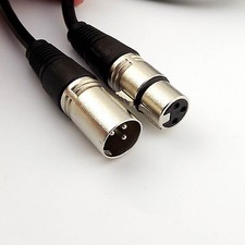 XLR 3 Pin Male to Female Shielded Powered Speaker Audio Microphone Mic AV Cable