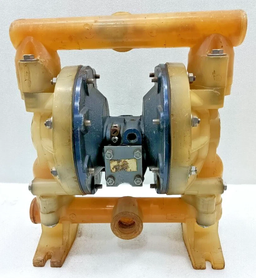 INGERSOLL RAND ARO 6661AJ-322-C AIR DOUBLE DIAPHRAGM PUMP 1" POLYPROPYLENE - Image 4 of 4