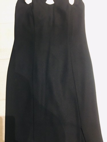 💥LADIES BEAUTIFUL VINTAGE LONG BLACK DRESS/ UK SIZE 10* EXCELLENT CONDITION! 👗 - Picture 4 of 12