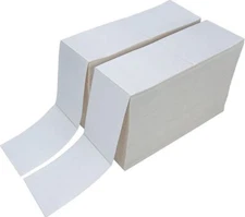 6000 LABELS 4x6 Fanfold Direct Thermal Shipping Labels ZEBRA UPS etc 3000 x 2