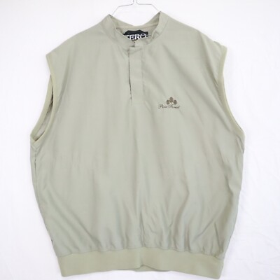 Zero Restriction Vest Mens XL Golf Outerwear Pullover Sleeveless Pine Forest