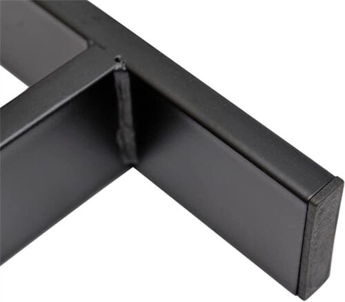 Patas de mesa negras industriales patas de escritorio patas de muebles de alta resistencia 16"-32" H 2 piezas - Imagen 4 de 35