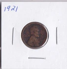 1921 Lincoln Cent