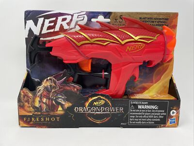 NERF DragonPower Fireshot Dungeons & Dragons Dart Blaster 8+ Hasbro