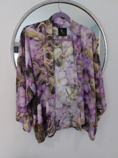 From My Mother's Garden Lilac Delphinium Kimono Rrp£65 New Without Tags