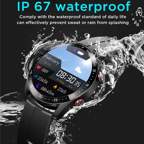 Smart Watch For Men/Women Bluetooth Call ECG For iPhone Samsung - Foto 8 di 23