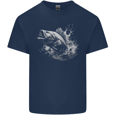 T-shirt Homme Coton Pêcheur Motif Carpe - Coupe Loose Fit - Fabriqué Sur Commande