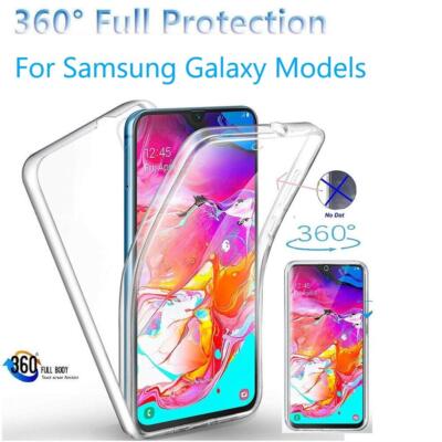 Front Back Full Body Cover für Samsung Galaxy Note S20 FE Plus Ultra A21 A51 A71