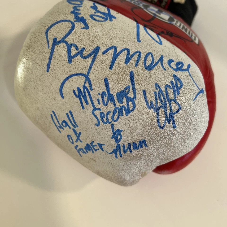ROBERTO DURAN, RAY MERCER, JAMES TONEY,AND MORE ! SIGNED GLOVE,BAS AUTHENTICATED - Image 4 of 4