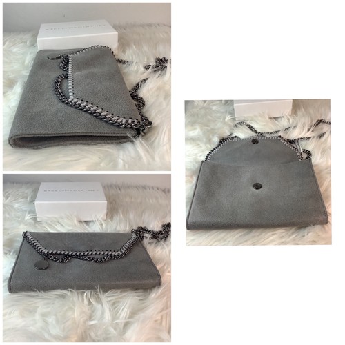 STELLA MCCARTNEY Mini Falabella Faux Leather Crossbody w/ Falabella Flap Wallet - Picture 7 of 9