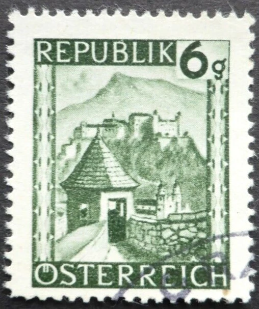 Österreich 1945, Mi 741, DS Bauwerke, gestempelt - Bild 1 von 1
