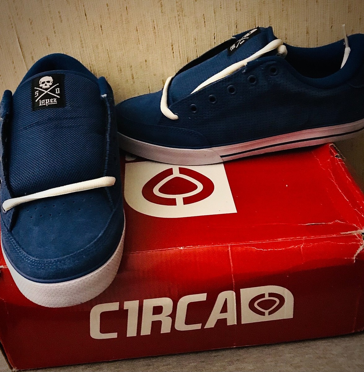 Tenis Skate C1rca Al 50 Slim Hombre Azules En Zapatillas Skate