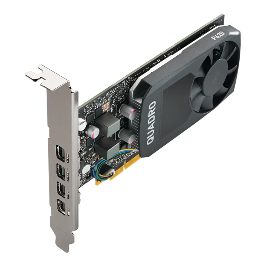 NVIDIA Quadro P620 2GB GDDR5 PCI-E Mini DisplayPort Professional Graphics Card