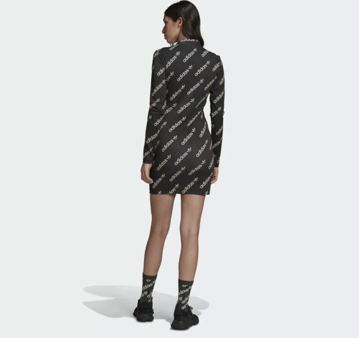 adidas originals long sleeve dress adidas Originals Long Sleeve Dress Black