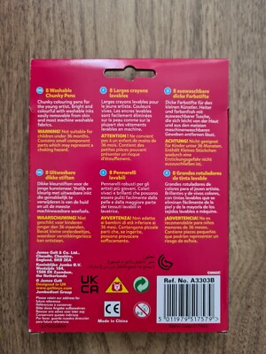 Galt Toys Chunky Stifte – 8 Stück, Waschbar, Extra Dick – Für Kinder Ab 3 Jahren