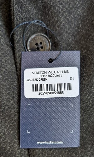 Hackett London jacket/blazer Stretch Wool Cashmere mix Modern Fit Zip RRP £575 - Picture 24 of 24