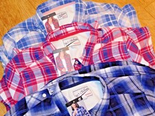 Bc Clothing Ladies Sherpa Lined Plaid Flannel Shirt Jacket 2 Size 3 Colours Bnwt