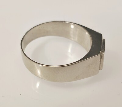 HIRZ E JAWAD Real Handmade Ring 100% Sterling Silver 925 Ring Size