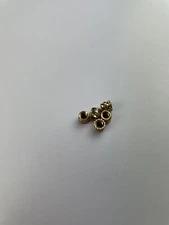 25 Pcs M3 x 4mm Knurled Brass Threaded Heat Set Inserts 3D Printing