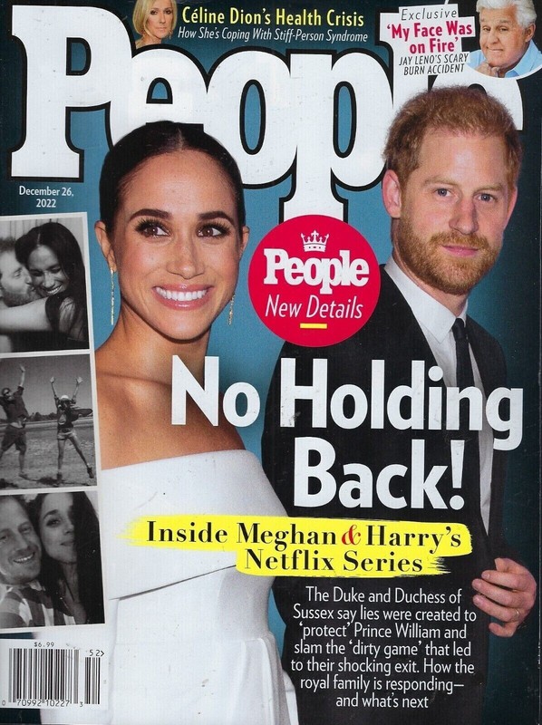 People Magazine   December 26th 2022  Meghan & Harry's Netflix Series New