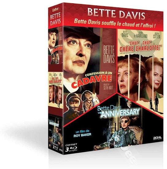 Bette Davis Collection NEW Blu-Ray 3-Disc Box Set Robert Aldrich