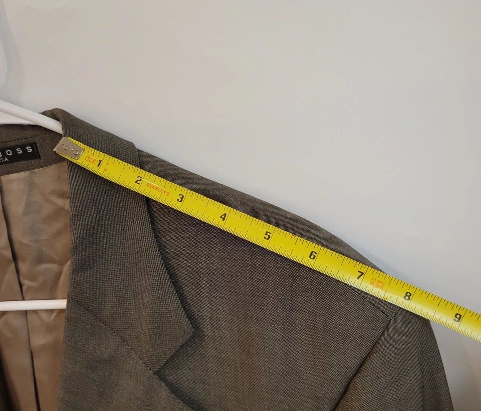 Chaqueta Blazer HUGO BOSS Artemisa Acrópolis 100% Lana Talla 102/42T HECHA EN EE. UU. Foto 4 de 4