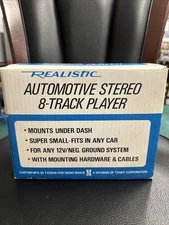 Realistic Car Automotive Stereo Cassette 8-Track Player 12-1802A New In Box