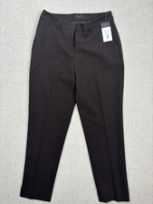 Tahari Womens Dress Pants Size 2P Brown