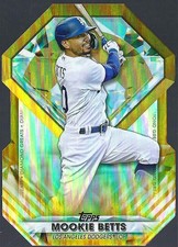 2022 Topps Diamond Greats Die Cuts Gold Mookie Betts #51/75