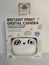 New Kidamento Model P Instant Print Kids Digital Camera Koko The Panda White