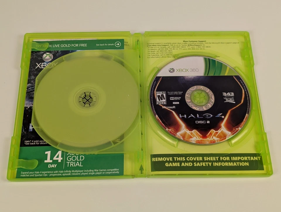 Halo 4 (Microsoft Xbox 360, 2012) ➡️CIB Complete  - Tested - Near Mint 📀! - Image 4 of 4
