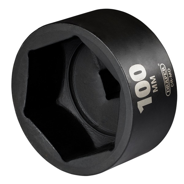 Draper Impact Stecknuss 100Mm 1In Vierkantantrieb 6 Kant Chrom-Moly Stahl 08510-image