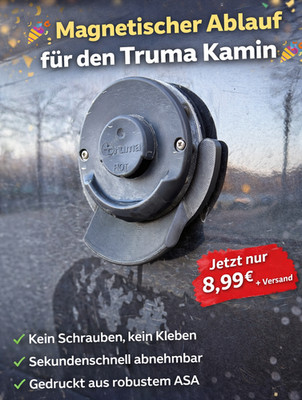 Magnetischer Kondenswasserablauf passend für Truma oder Alde Kamin