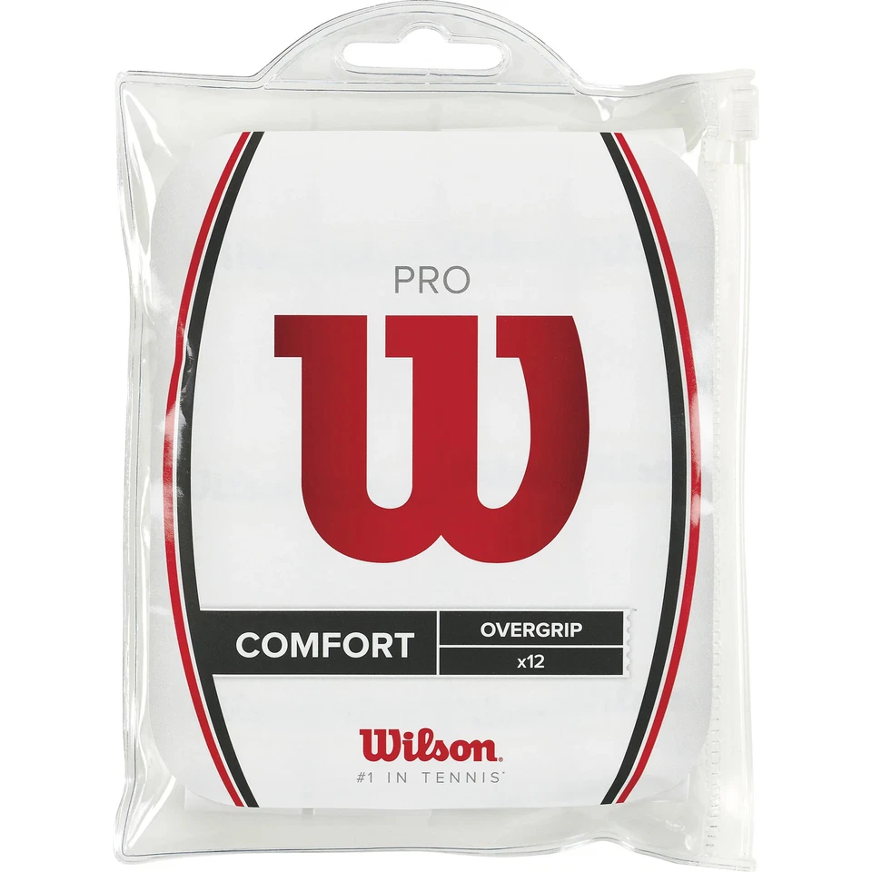 Wilson Pro Overgrip 12er Pack Tennisovergrip weiß - Bild 1 von 1