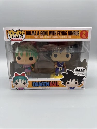 Funko Pop! Dragon Ball Bulma & Goku With Flying Nimbus BAM! Exclusive 2 Pack